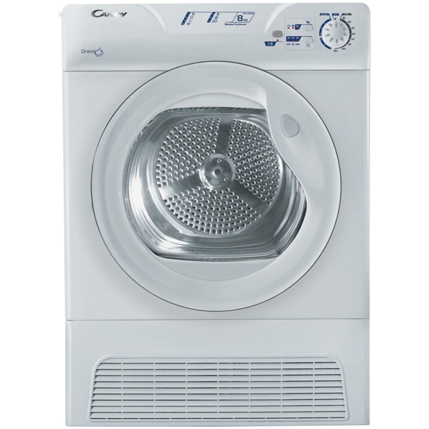 CANDY Sèche-linge hublot GCC 581NB, 8 Kg, Condensation pas cher 