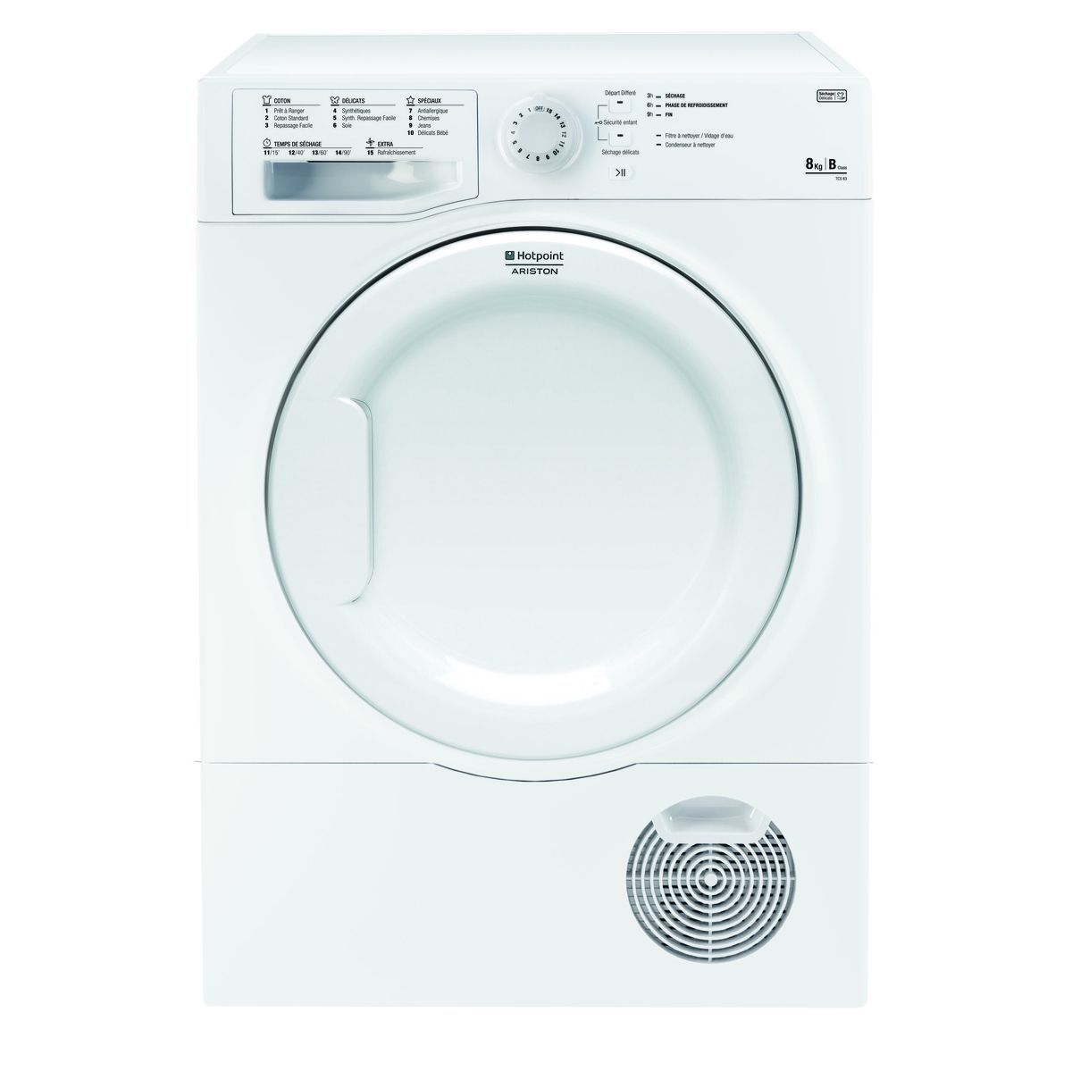 Séche linge ARISTON 8KG à condensation Blanc