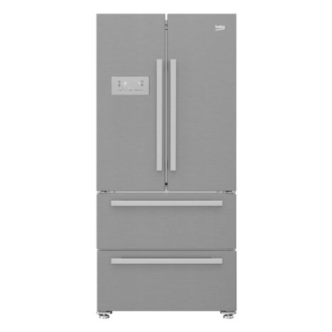 BEKO Réfrigérateur 2 portes, 2 tiroirs GNE6039XP, Froid NeoFrost