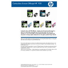 HP Cartouche d'Encre HP 920XL Noire grande capacité Authentique (CD975AE)