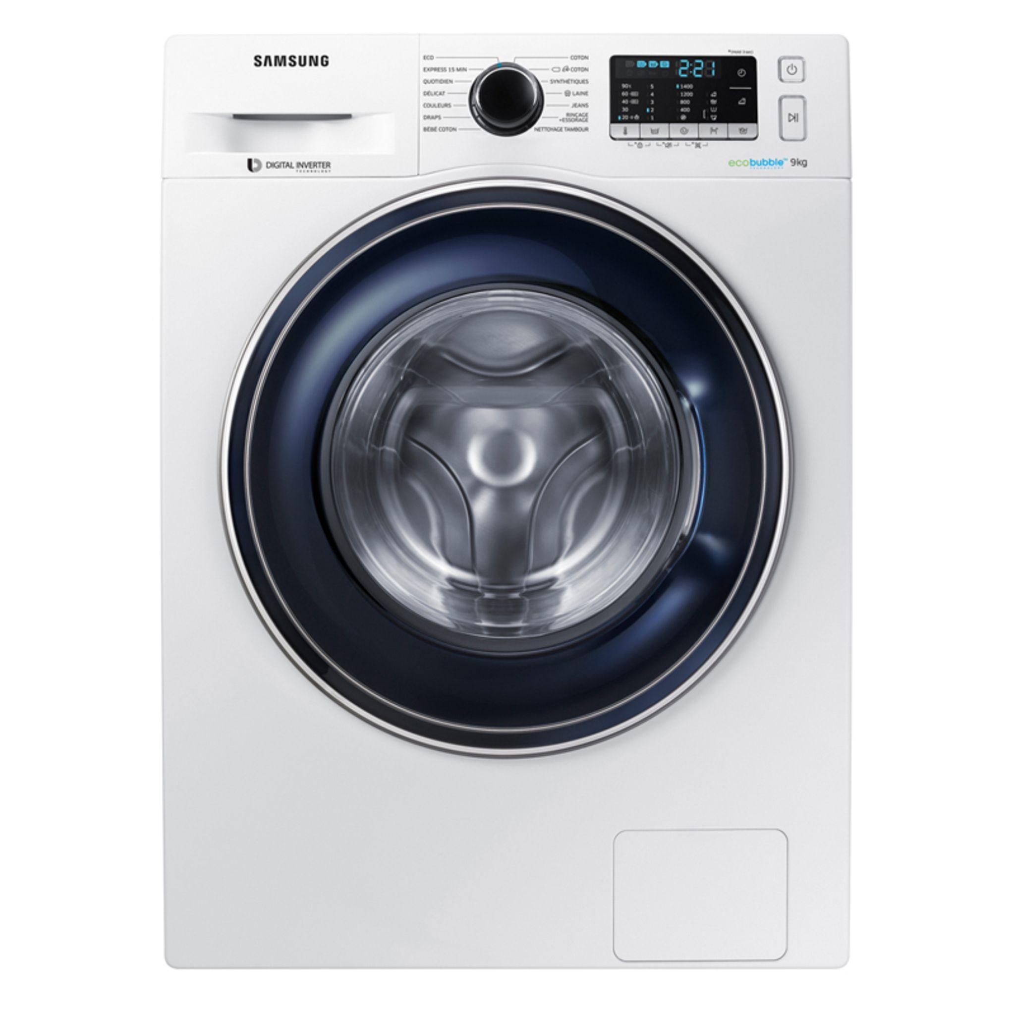 SAMSUNG Lave-linge frontal 8kg 1400trs/min EcoBubble Machine à laver Hublot  - Cdiscount Electroménager