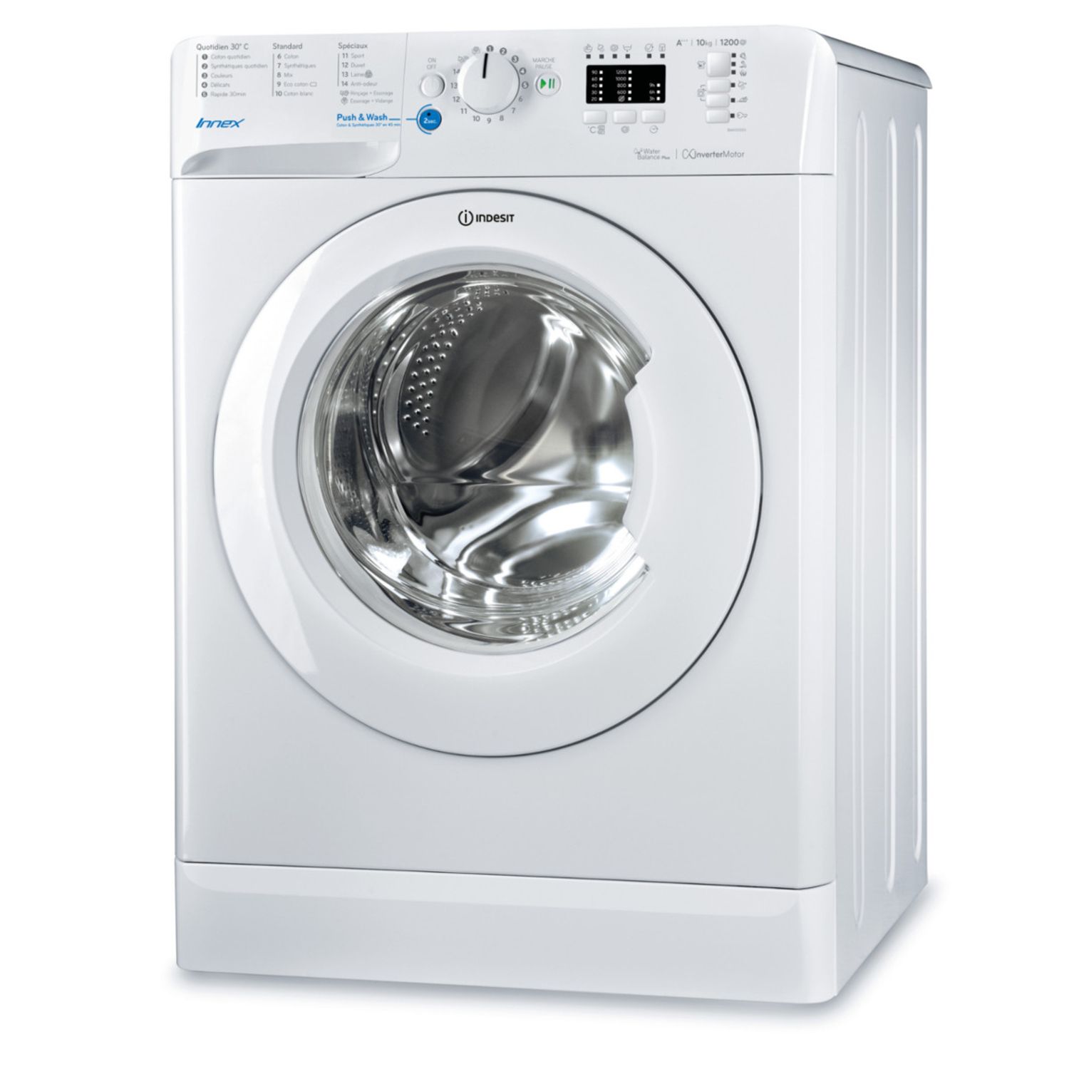 LAVE LINGE HUBLOT INDESIT 9KG BWE91485XWFRN - Mac.destock