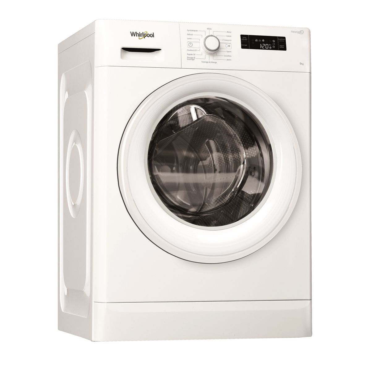 Lave-linge hublot WHIRLPOOL AWOD2928.1 - 9 kg - Classe A++ - 1200