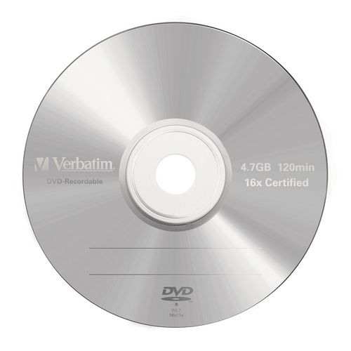CD DVD vierge DataLifePlus - 120mn - 4.7Go - 16x - 5 pièces en boîte cristal - Matt Silver