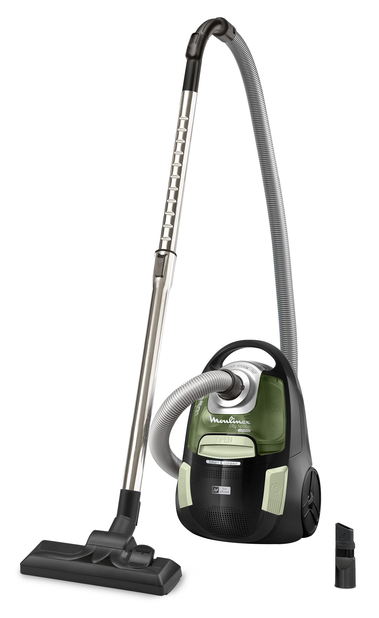 MOULINEX Aspirateur sans sac MO2712PA Vert et noir pas cher