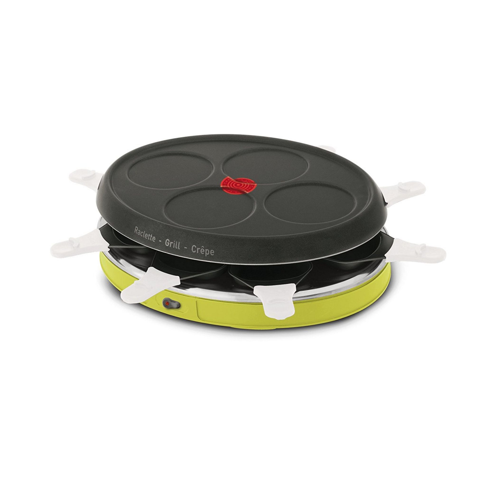 TEFAL Appareil a raclette 3 en 1, Raclette, Gril, Crepier, Multifoncti