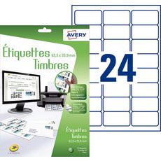 AVERY Etiquettes timbres J8159-3