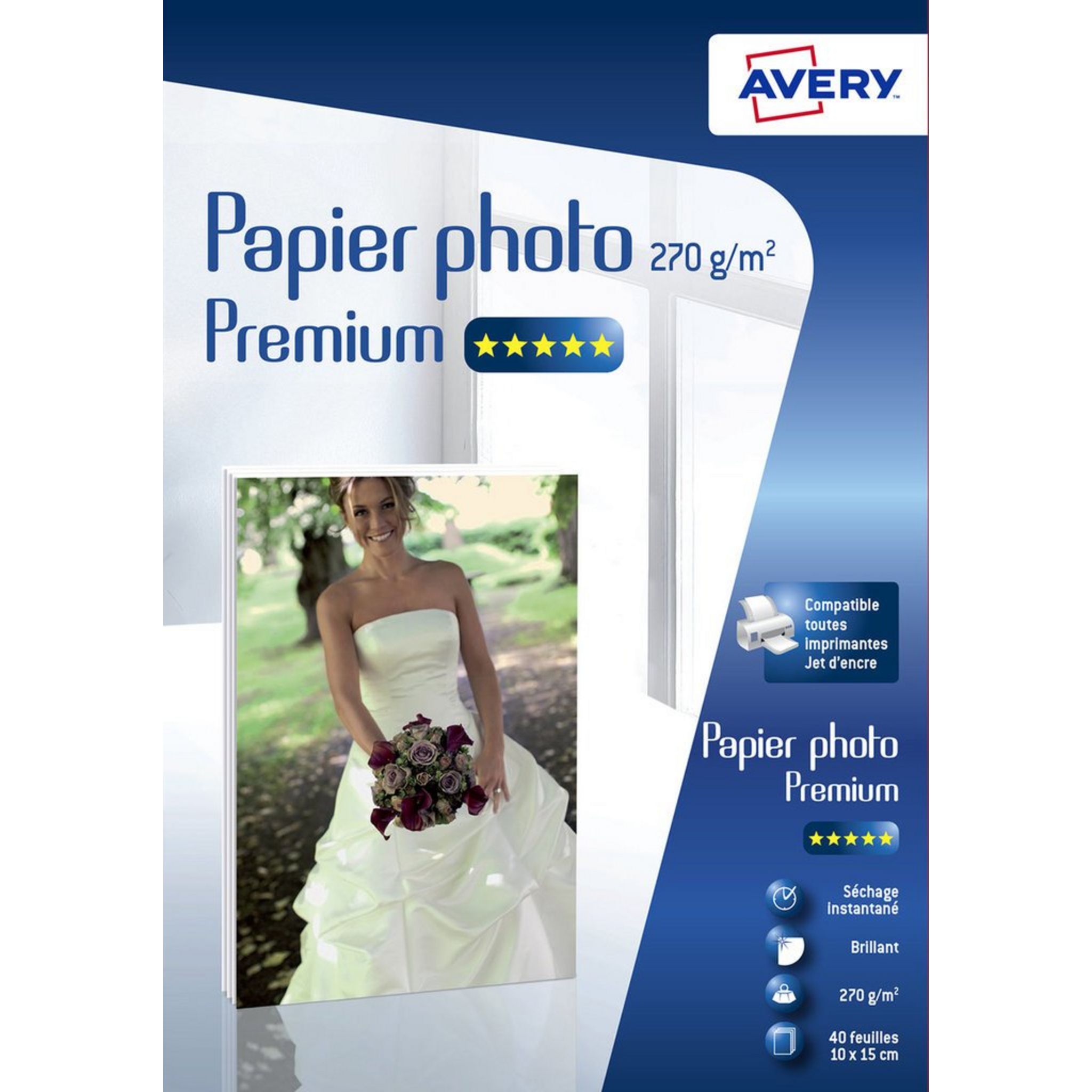 Epson Papier photo 10x15-40f-255g/m²