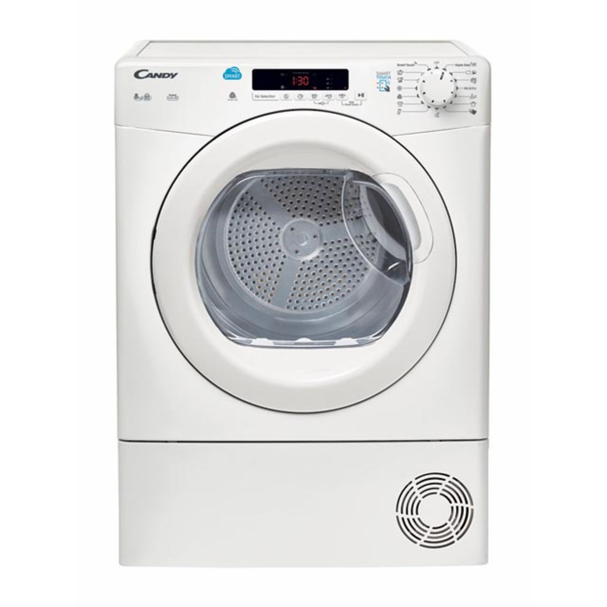 CANDY Sèche-linge hublot GCC 581NB, 8 Kg, Condensation pas cher 