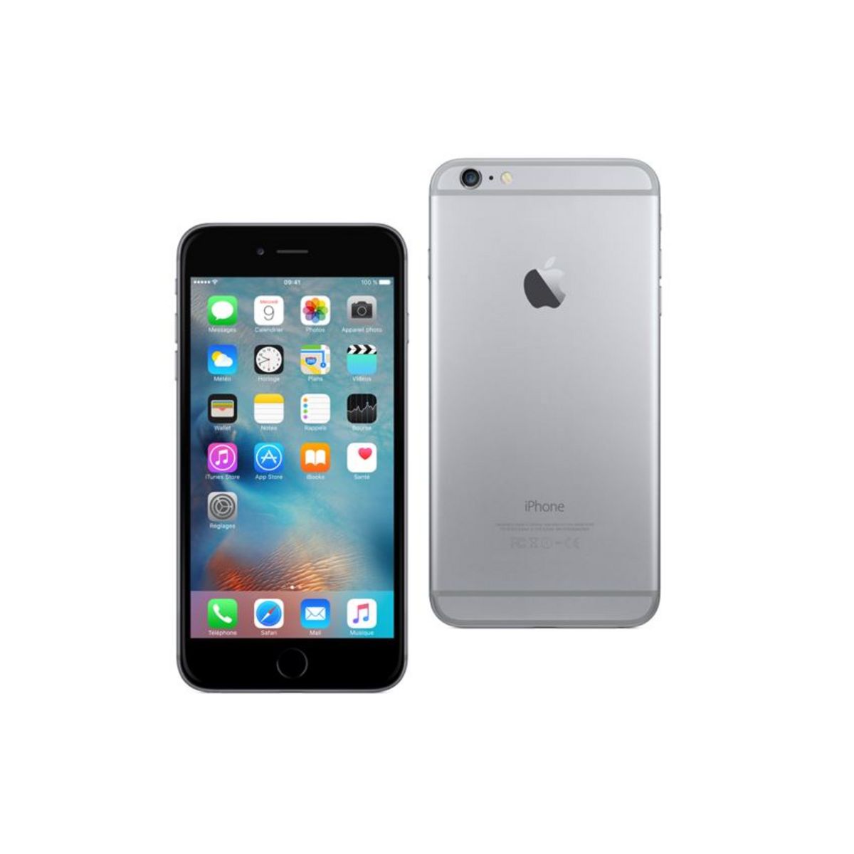 APPLE iPhone 6 Gris 64 Go pas cher - Auchan.fr