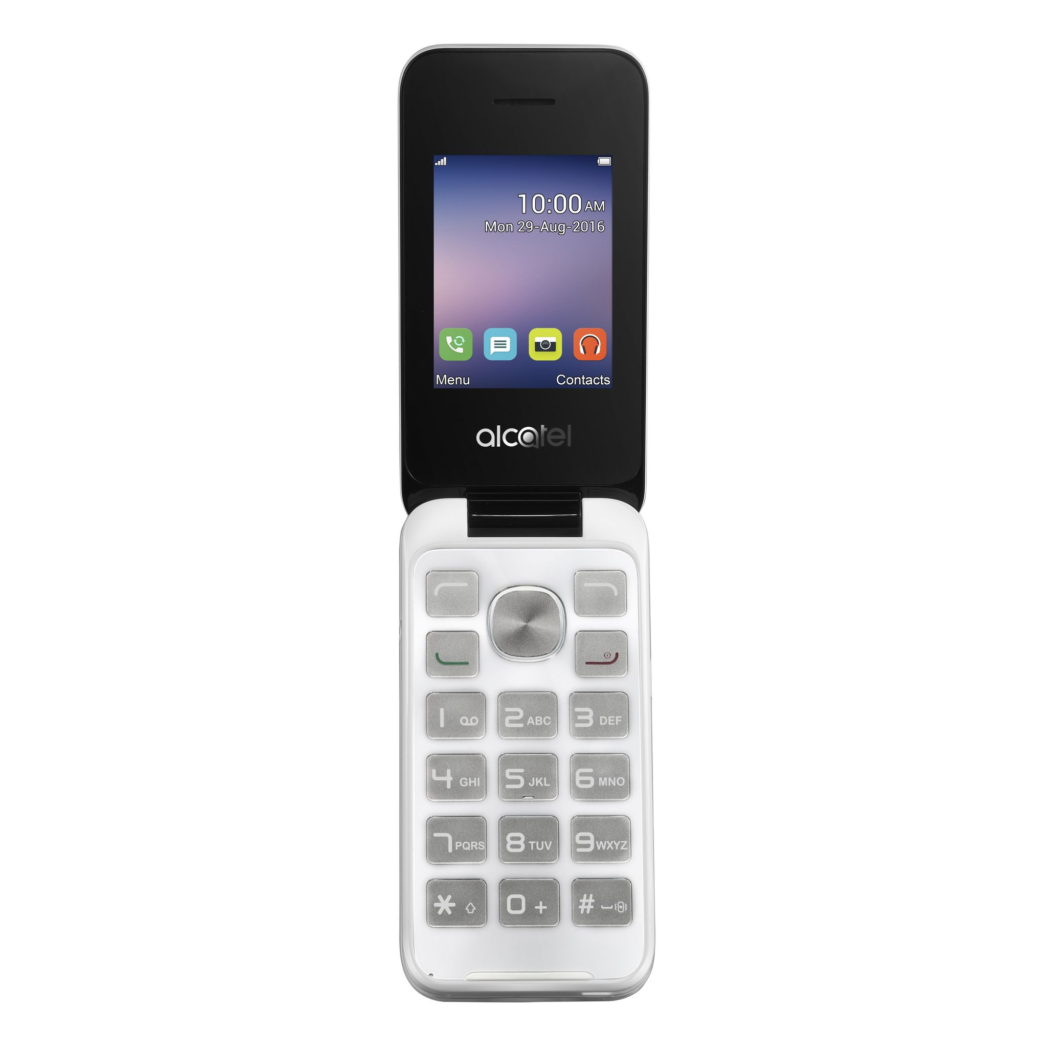 ALCATEL Téléphone portable ALCATEL 2051D - Double SIM - Blanc pas cher -  Auchan.fr