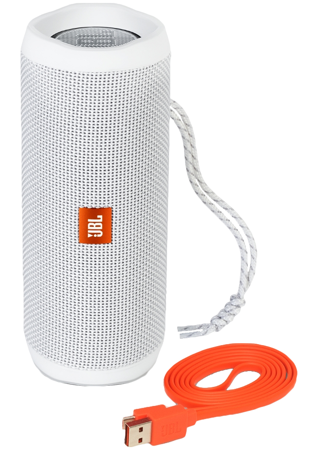 JBL Flip 4 - Blanche - Enceinte portable pas cher 