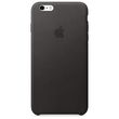 APPLE Coque cuir iPhone 6+/6S+ - Noir