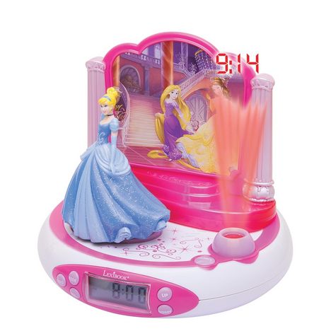 Rp510dp Disney Princess Rose Et Blanc Radio Reveil Lexibook Pas Cher A Prix Auchan