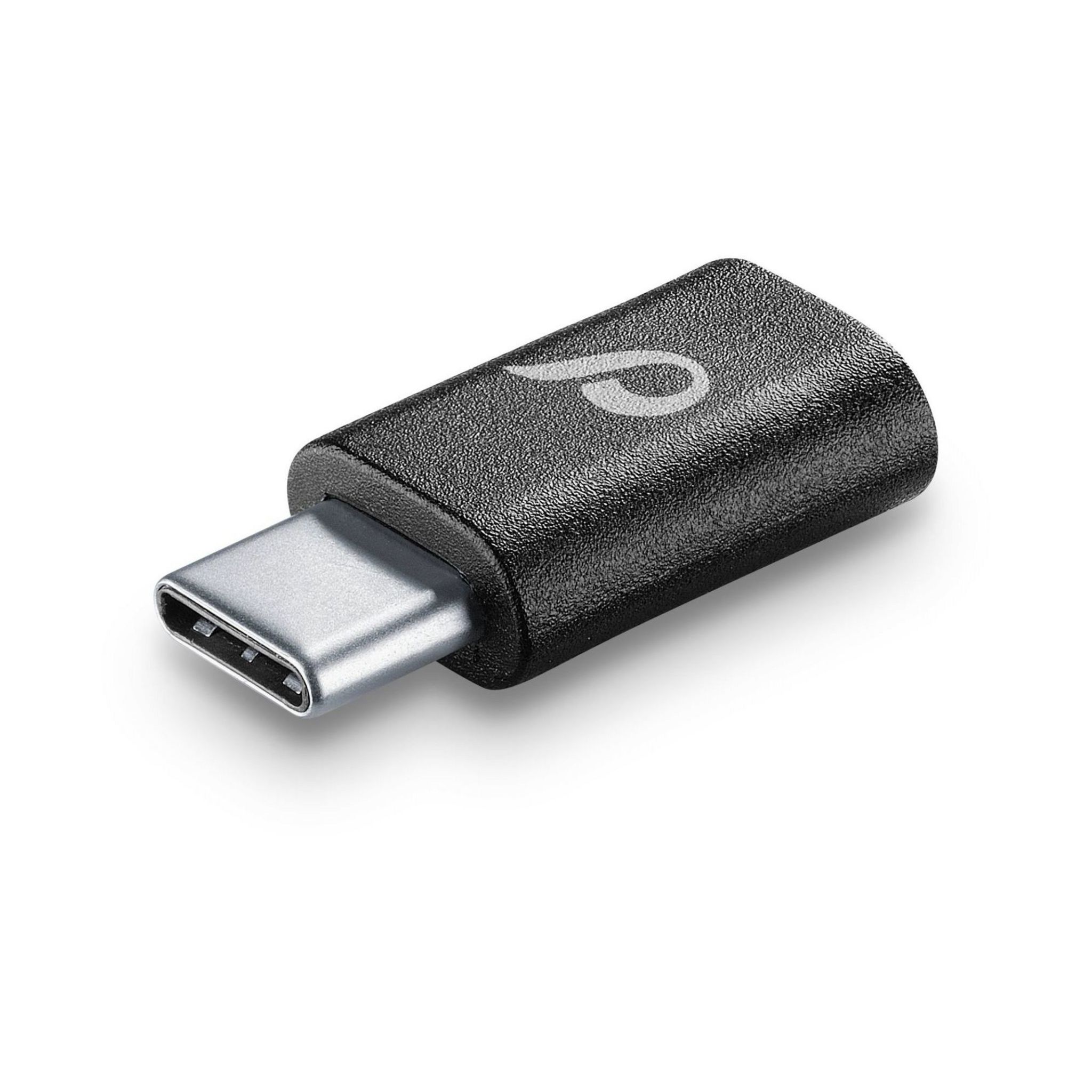 ADAPTATEUR MICRO-USB / USB-C, M / F, METAL, NOIR