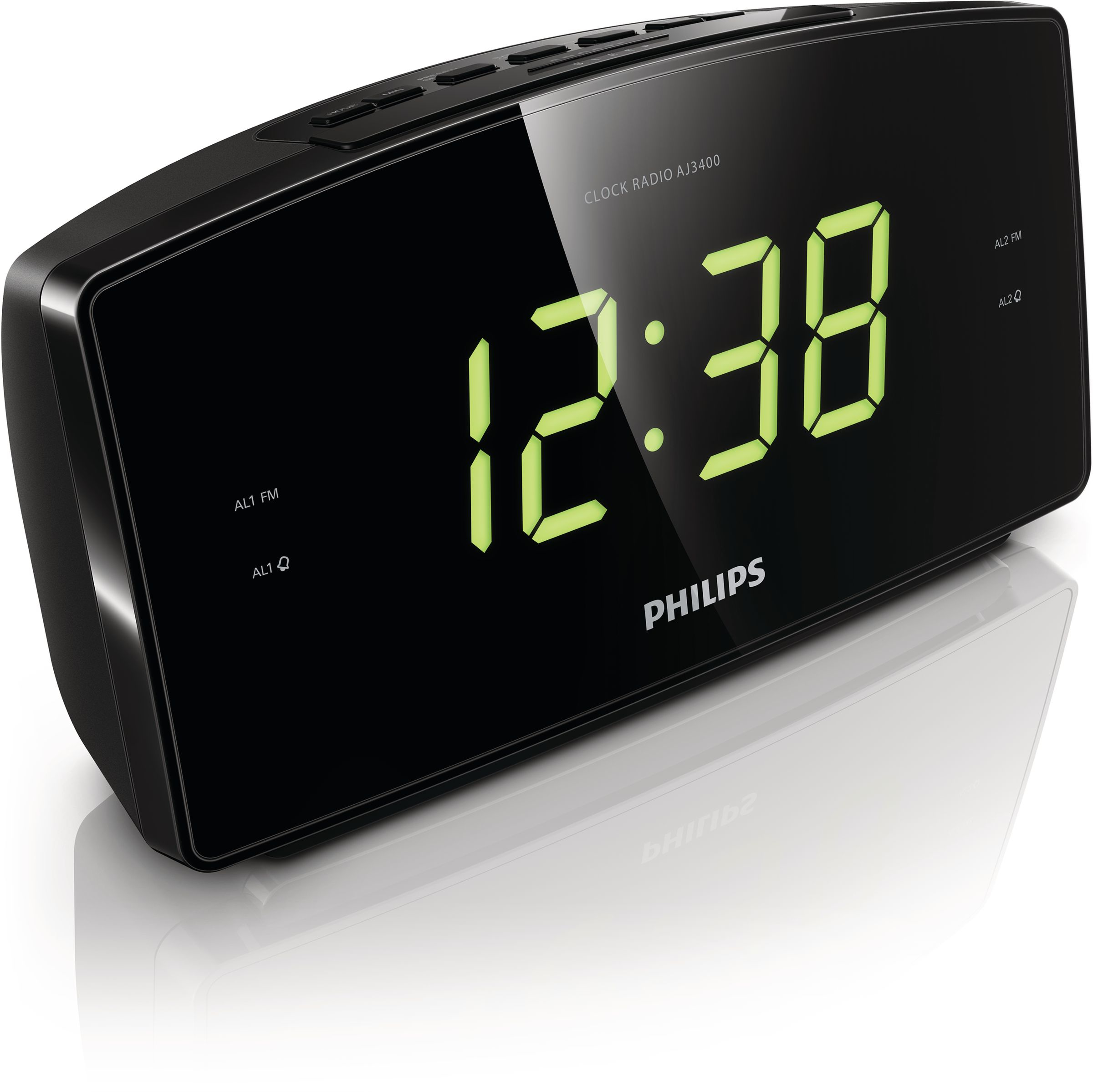 Philips AJ4300B - Radio-réveil - 500 mW - Radio-réveil - Achat & prix