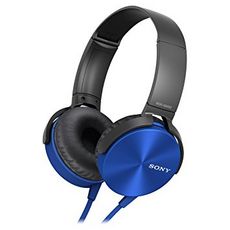 SONY Casque audio filaire - Bleu - MDR-XB550AP