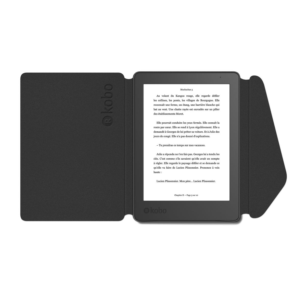 KOBO Etui pour livre électronique Aura - Noir pas cher 