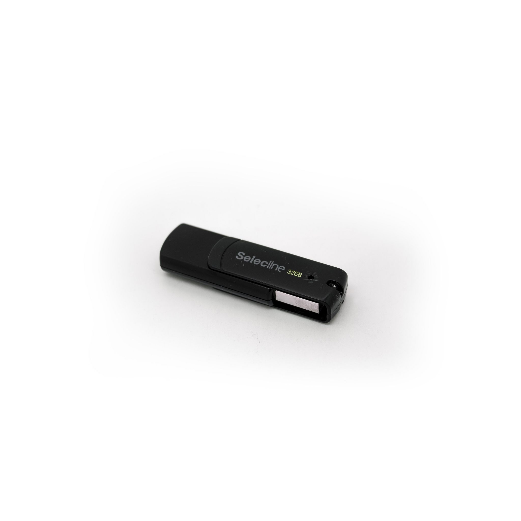 SELECLINE Clé USB 32GO C160 NR/VRT - Noir et vert pas cher 