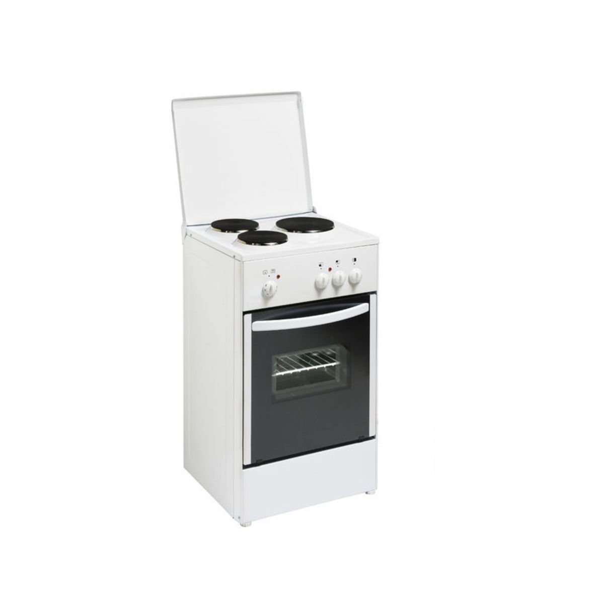 SELECLINE Cuisinière électrique SCE 50, 48 cm, 3 foyers, four à convection  naturelle pas cher 