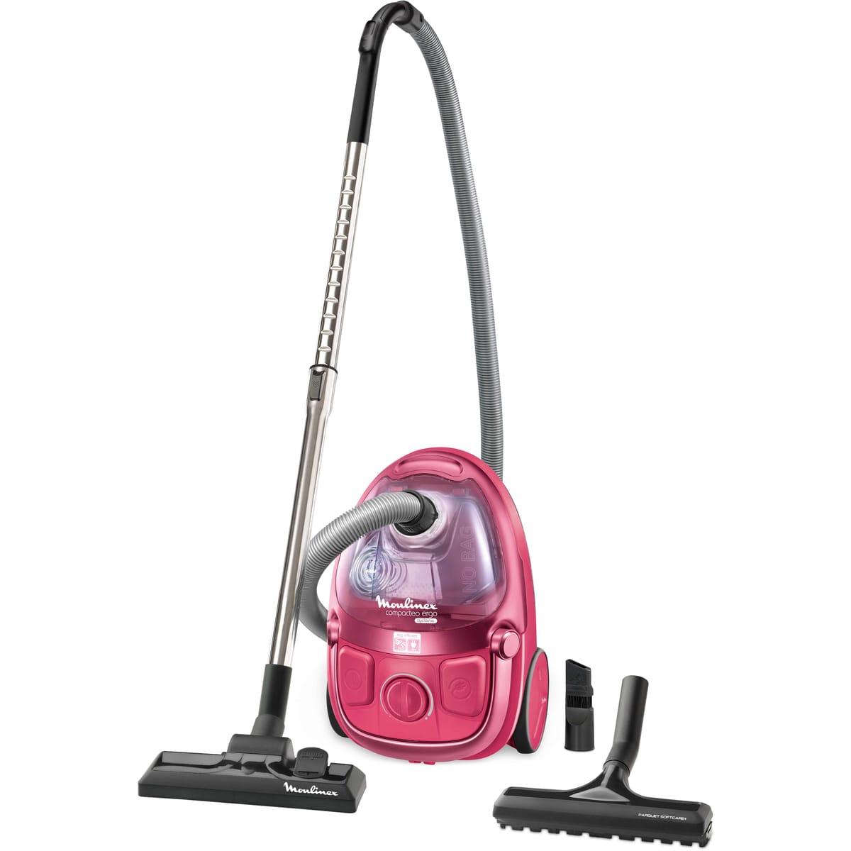 MOULINEX Aspirateur sans sac MO5339PA Compacteo Ergo Cyclo pas