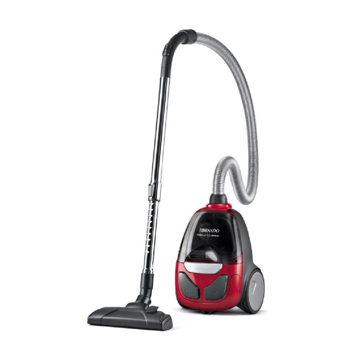 TORNADO Aspirateur sans sac TO1900EL Cyclonclassic Rouge et noir