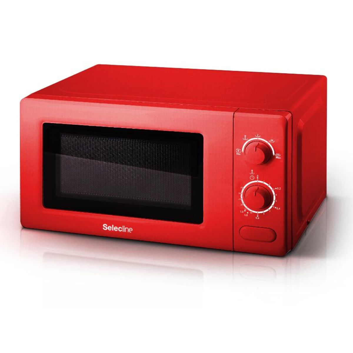 SELECLINE Micro-ondes MM720CR6, Rouge pas cher 