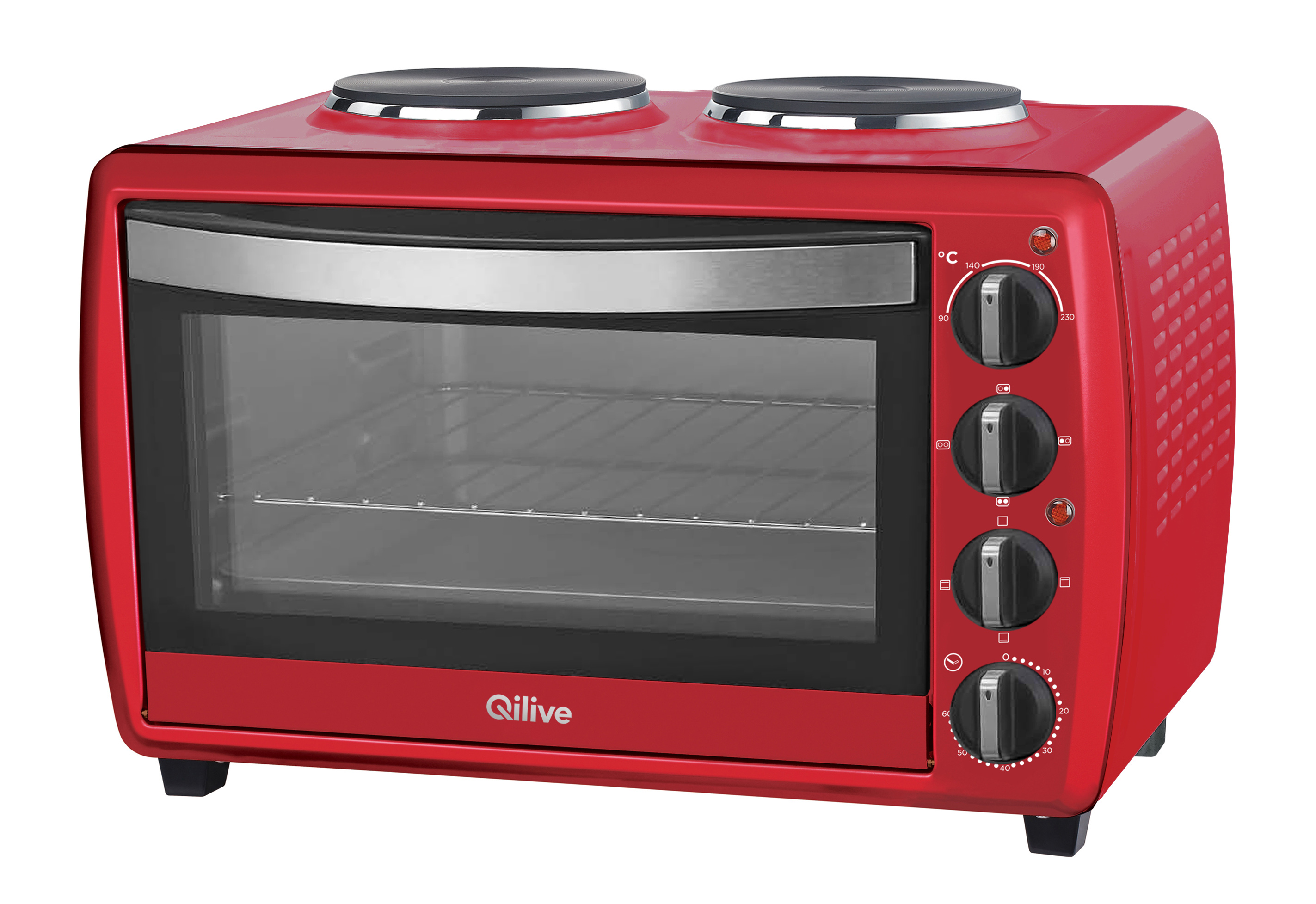 QILIVE Mini four avec plaques de cuisson Q.5064 pas cher 