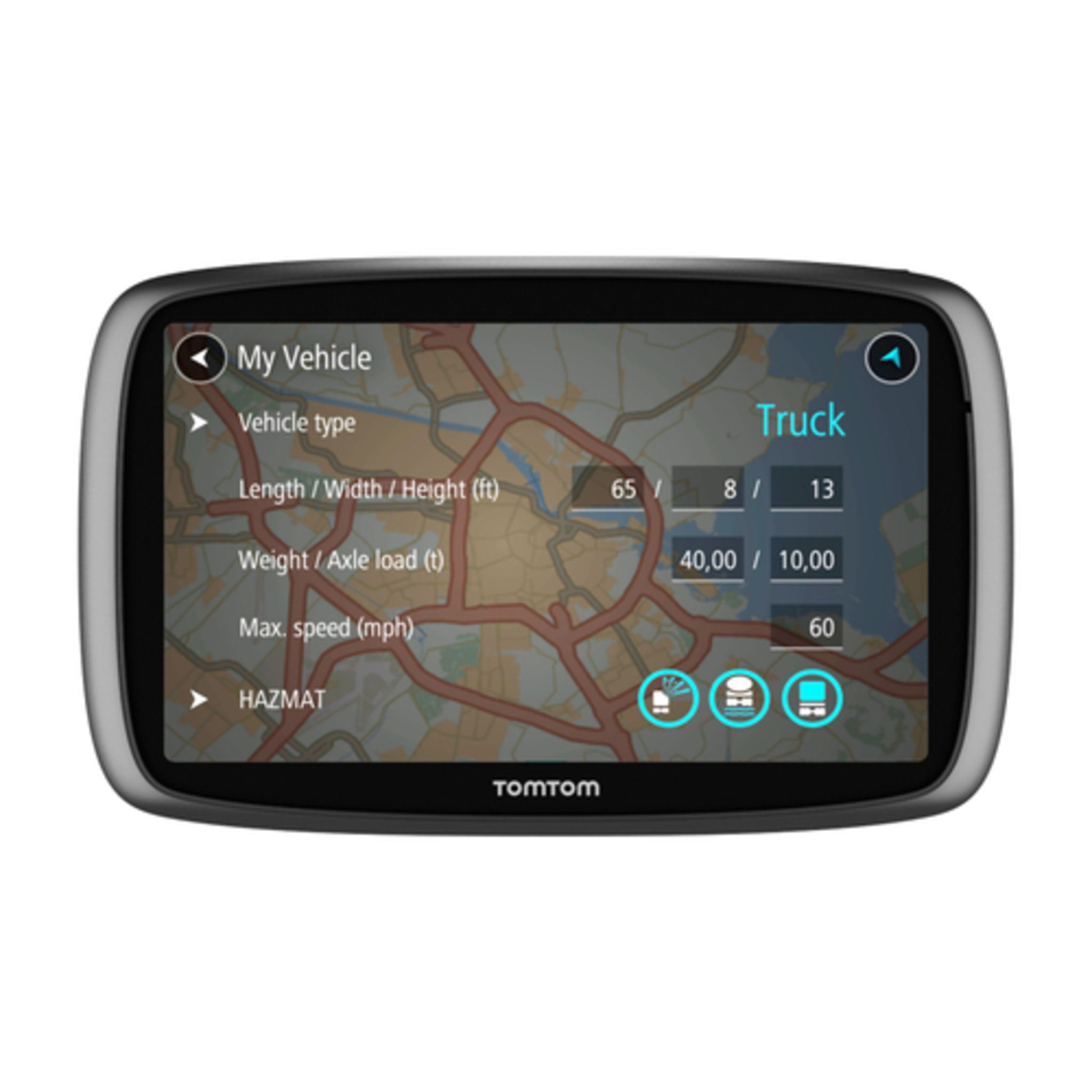 TOMTOM Trucker 6000 - GPS poids lourd pas cher 