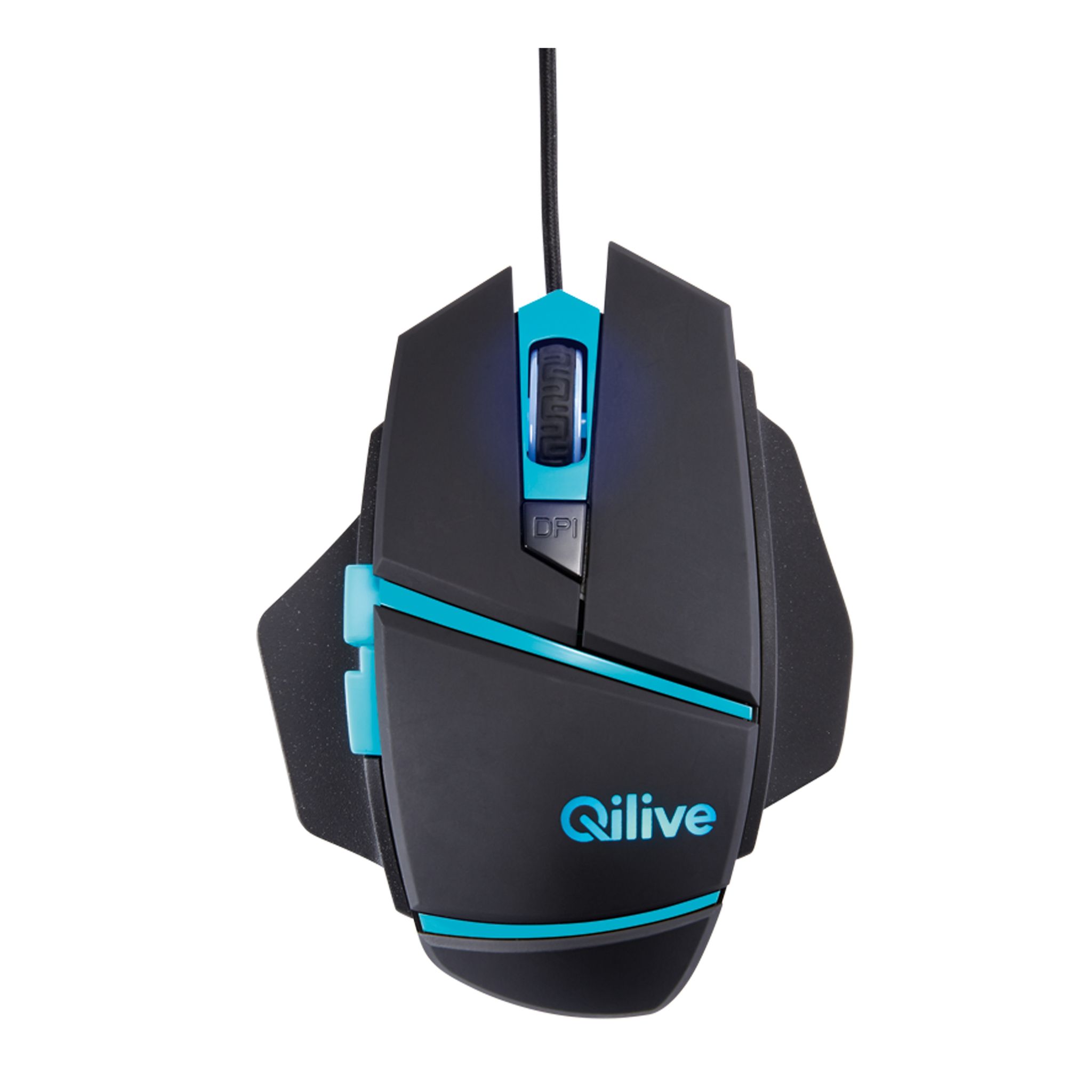 QILIVE Souris GAMING GEEK - Noir pas cher 