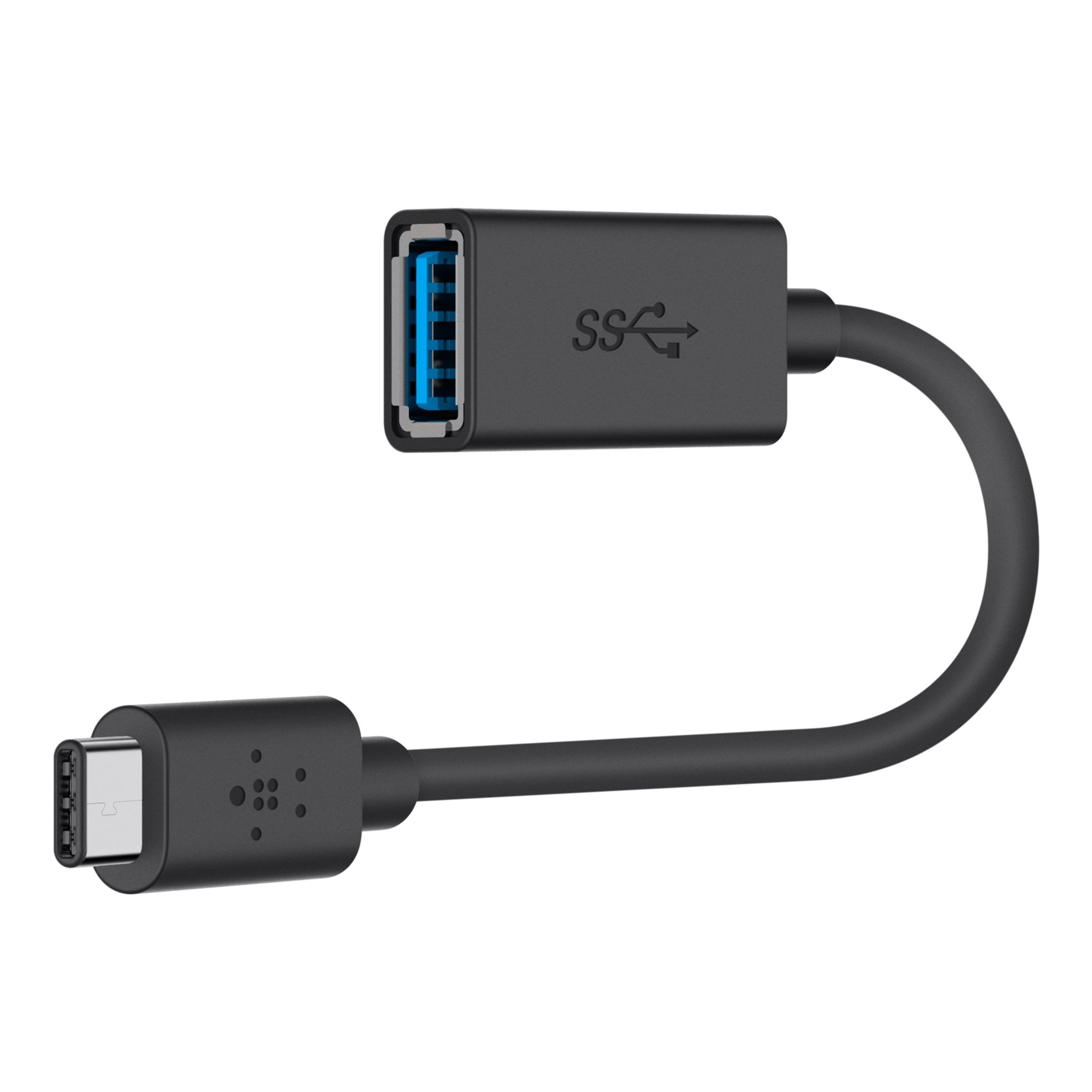 BELKIN USB-C vers adaptateur USB-A - Noir pas cher 