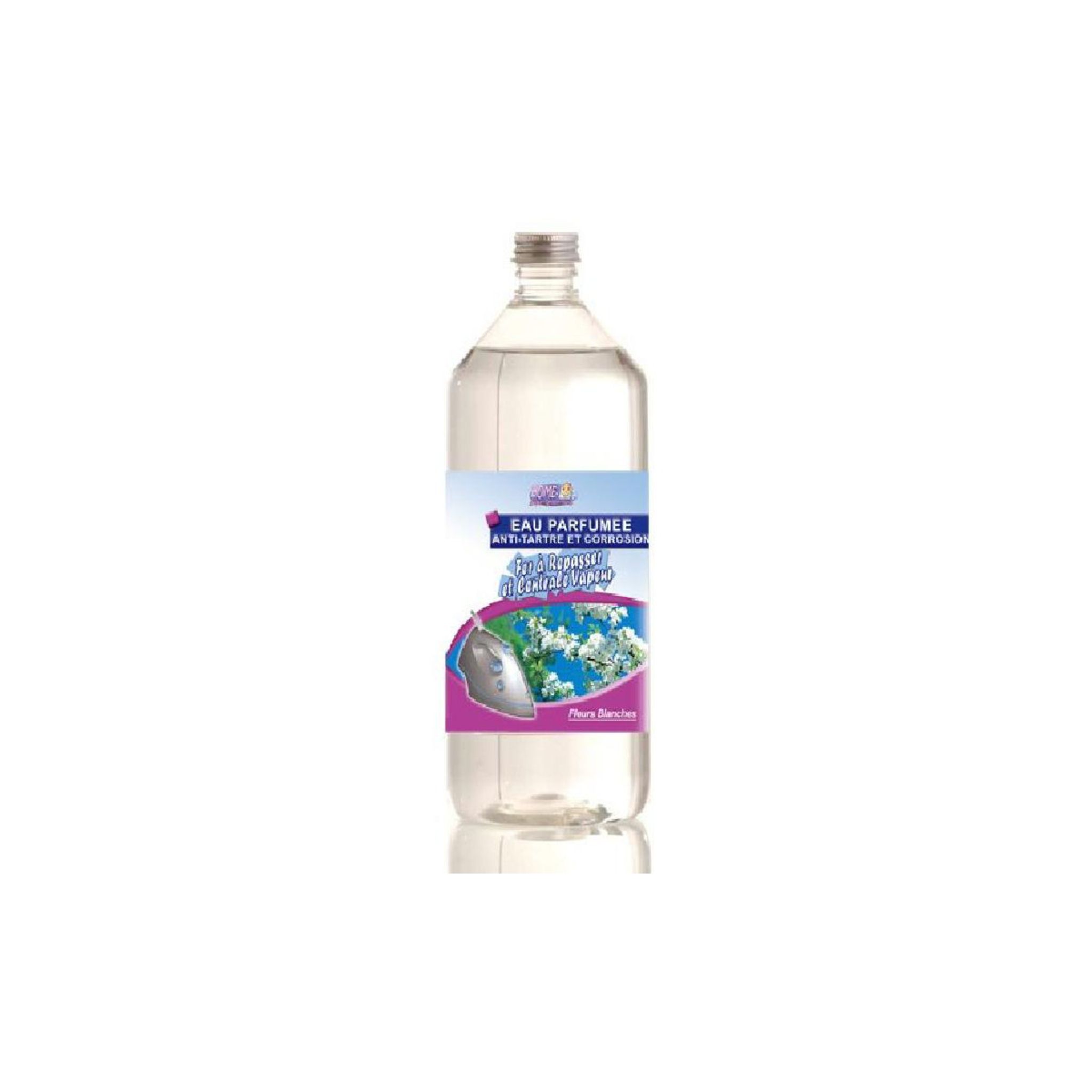 AUCHAN Eau de repassage pour centrale vapeur parfum floral 2l pas cher 