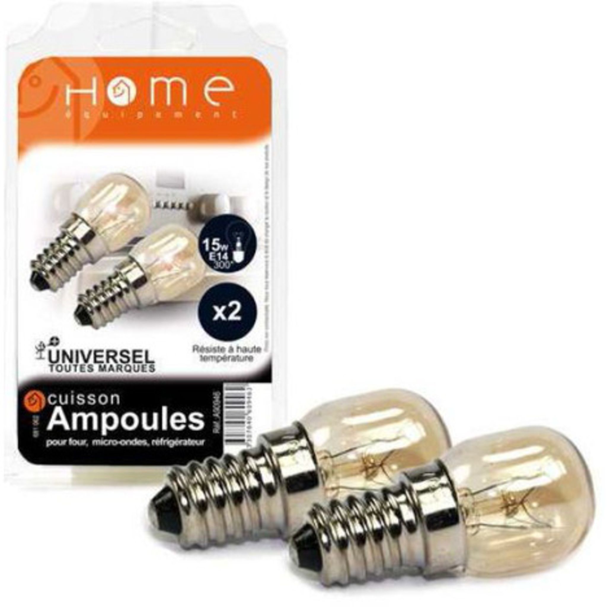 DL-pro Lampe Lumière Ampoule universelle pour four E14-15W - 25mmØ