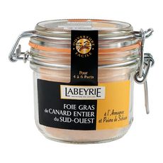 LABEYRIE Foie gras de canard entier du sud-ouest à l'Armagnac 4-6 parts 190g