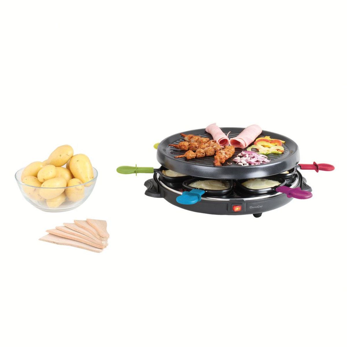 Appareil à raclette fondue et grill DomoClip