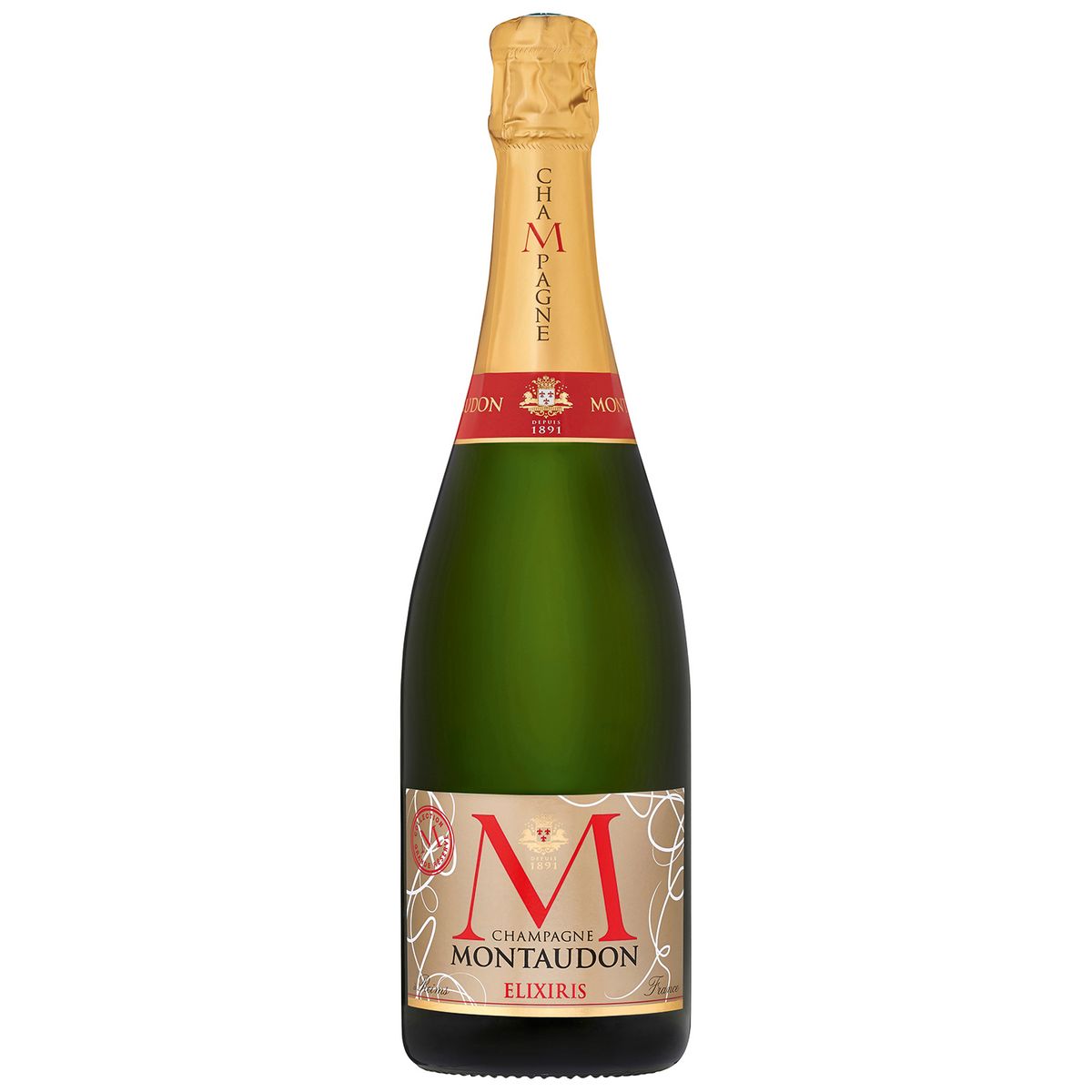 MONTAUDON AOP Champagne Elixiris brut 75cl