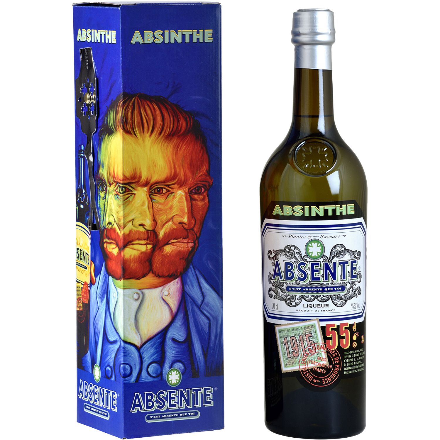 ABSINTHE Liqueur absente 55% avec étui 70cl pas cher - Auchan.fr