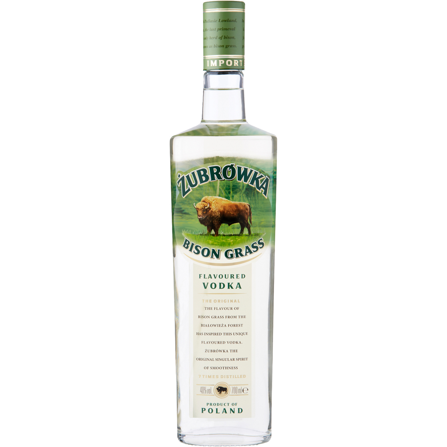 Achat Vodka Bison Zubrowska 0 Vodka Pologne sur Vintage and Co