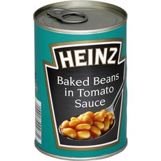 HEINZ Baked beans haricots blancs cuisinés à la sauce tomate 415g