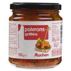 AUCHAN Poivrons grillés 180g