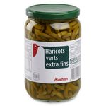 Auchan haricots verts extra fins bocal 680g