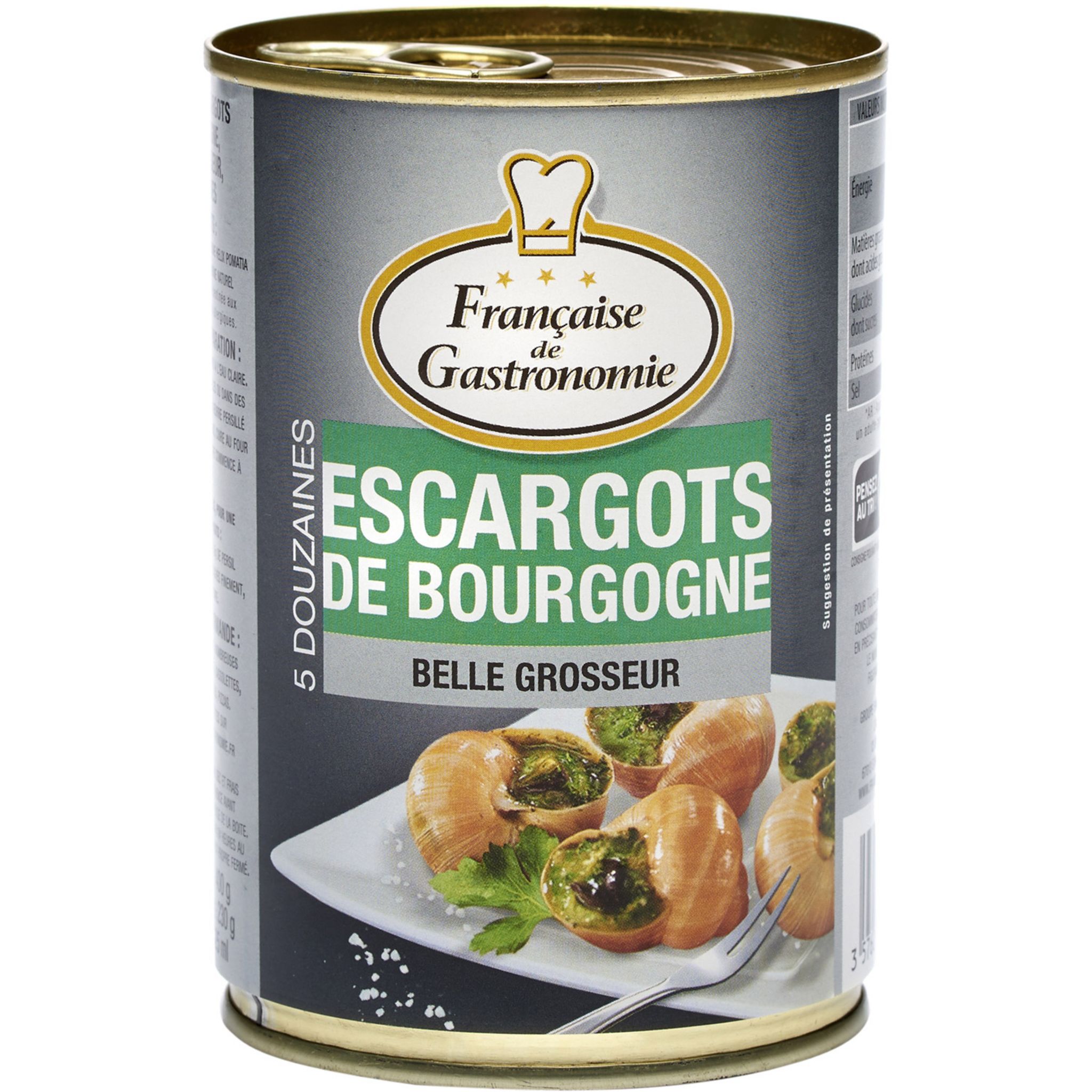 Nos Escargots de Bourgogne en conserve