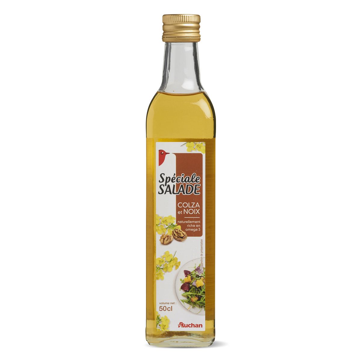 Auchan Huile De Colza Et Noix Speciale Salade 50cl Pas Cher A Prix Auchan