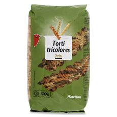 Auchan Torti Tricolores 500g Pas Cher à Prix Auchan