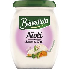 BENEDICTA Sauce aïoli, à l'ail 260g