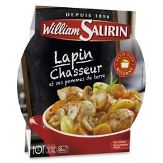 WILLIAM SAURIN William Saurin lapin chasseur micro ondable 280g