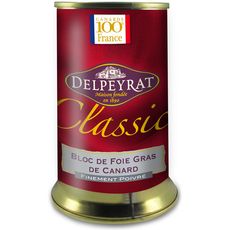 DELPEYRAT Delpeyrat bloc de foie gras de canard finement poivré 330g