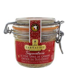 LARNAUDIE Foie gras de canard entier du sud ouest 4-5 parts 170g