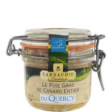 LARNAUDIE Foie gras de canard entier du Quercy 4-5 parts 170g