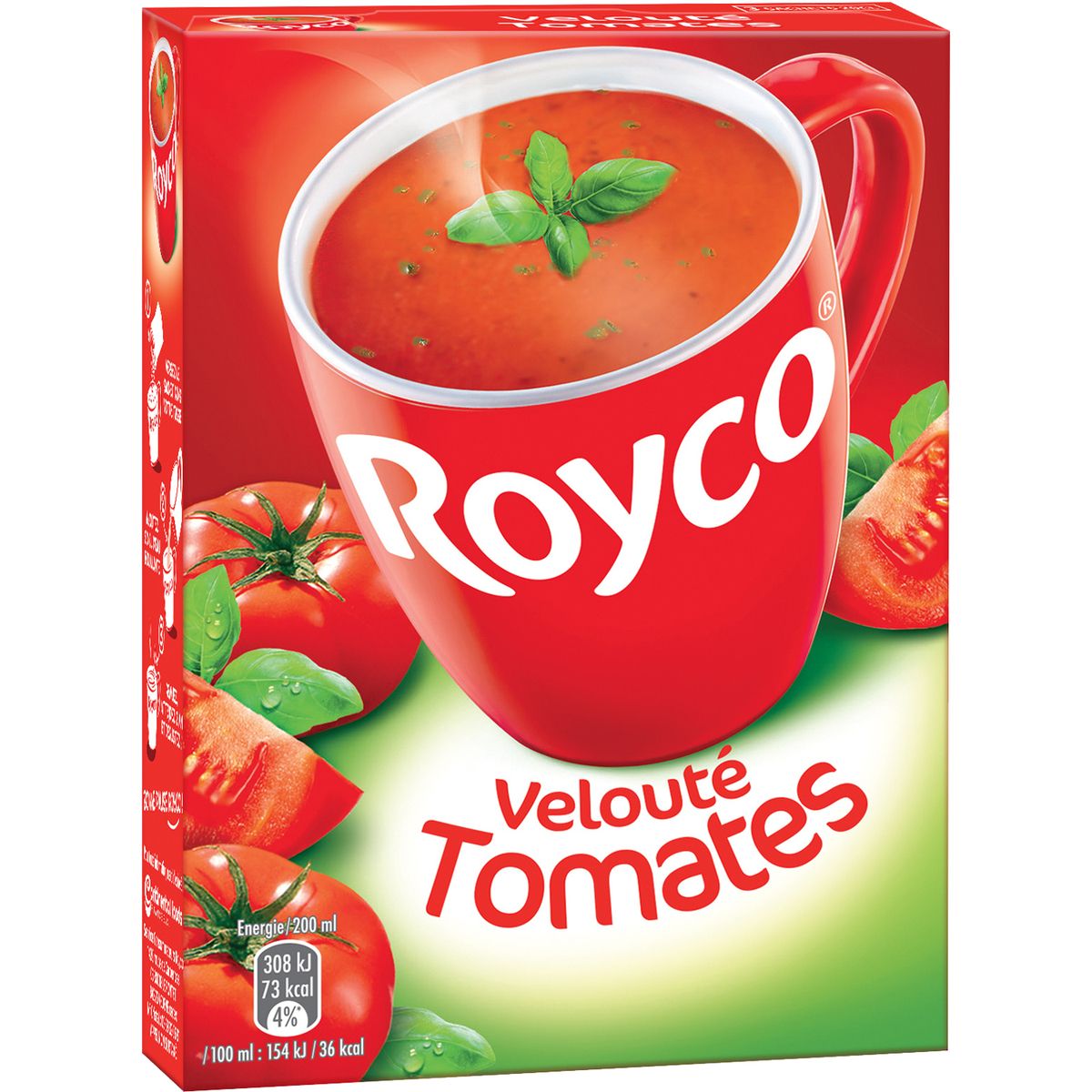 ROYCO Royco minute soup velouté de tomates sachet 4x20cl pas cher 